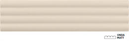 Плитка керамическая настенная 28535 COSTA NOVA ONDA Beige Pale Matt 5x20 см Equipe 28535