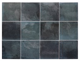 Плитка керамическая настенная 30012 HANOI Blue Night 10x10 см Equipe 30012