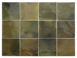 Плитка керамическая настенная 30014 HANOI Wild Olive 10x10 см Equipe 30014