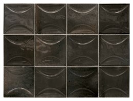 Плитка керамическая настенная 30022 HANOI ARCO Black Ash 10x10 см Equipe 30022