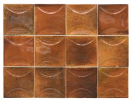 Плитка керамическая настенная 30029 HANOI ARCO Burnt Red 10x10 см (98 кор./палл.) Equipe 30029