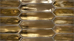 Плитка керамическая настенная 27491 LANSE Gold 5х25 см Equipe 27491