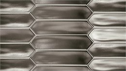 Плитка керамическая настенная 27492 LANSE Silver 5х25 см Equipe 27492