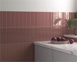 Плитка керамическая настенная 32404 LUMINA Rouge 6х24,6 см Equipe 32404