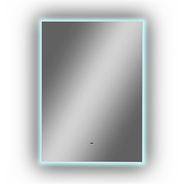 Зеркало Trezhe LED 500х700 с бесконтактным сенсором, холодная подсветка ЗЛП608