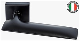 GALACTIC-SQ NERO Ручки (комплект), толщина розетки - 7 мм. Цвет - чёрный