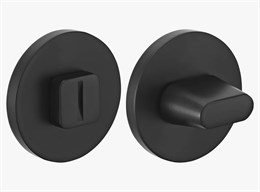 RAP WC SLIM-R BL Завёртка сантехническая, на круглой розетке 6 мм. Цвет - чёрный