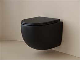 Подвесной унитаз UP безободковый, смыв Торнадо CN4007MB CN4007MB