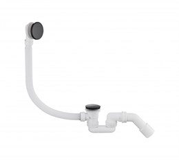 Автоматический сливы-перелив для ванны Grocenberg GB230BL Чёрный матовый GB230BL