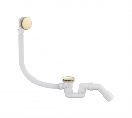 Автоматический сливы-перелив для ванны Grocenberg GB230GO Золото GB230GO