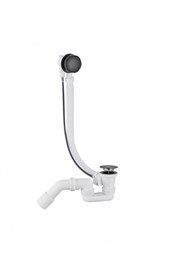 Полуавтоматический сливы-перелив для ванны Grocenberg GB240BL Чёрный матовый GB240BL