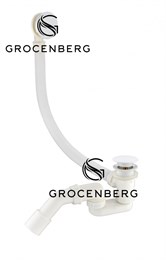 Автоматический сливы-перелив для ванны Grocenberg GB230W Белый GB230W