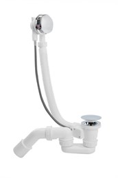 Полуавтоматический сливы-перелив для ванны Grocenberg GB240CR Хром GB240CR