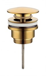Донный клапан Grocenberg GB106 золотой брашированный GB106GL