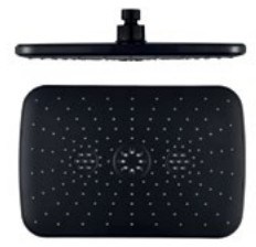 Верхний душ Groctyberg 310x210 Черный матовый GB3121BL