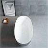 Ванна Solid Surface Vincea VBT-6S01MG, 1700*750*550, серый/белый мат., слив-перелив VBT-6S01MG - фото 111908