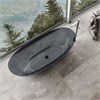 Ванна прозрачна Vincea VBT-6T01B, 1700*750*550, цвет черный VBT-6T01B - фото 111921