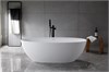 Ванна Solid Surface Vincea VBT-4S01MW, 1700*760*560, белый мат., слив-перелив в комплекте VBT-4S01MW - фото 111927