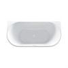 Ванна акриловая Vincea VBT-421-1700MB, 1700*800*580, цвет черный матовый/белый матовый, щелевой перелив, слив белый VBT-421-1700MB - фото 111984
