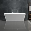 Ванна акриловая Vincea VBT-425-1700 1700*800*600, цвет белый, щелевой перелив VBT-425-1700 - фото 112005