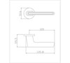 Дверная ручка ADDEN BAU RIVER S-486 GRAPHITE S-486 GRAPHITE - фото 113556