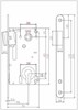 Защёлка под цилиндр магнитная ADDEN BAU KEY MAG 5085 GOLD 39845 - фото 114156