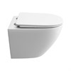 Унитаз подвесной безободковый с сиденьем и смывом TORNADO BelBagno UNO-TOR BB5177CH-TOR/SC BB5177CH-TOR/SC - фото 114470