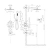 Душевая система скрытого монтажа RGW SP-56B SP-56B - фото 114605
