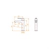 Смеситель на раковину RGW Shower Panels SP-301B SP-301B - фото 114609