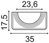 База полуколонны K1131 (320х175х575) K1131 - фото 114926