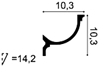 Профиль для скрытого освещения C902 (2000х103х103) C902 - фото 114982