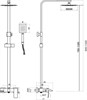 Душевая стойка Fmark FS8645H черная FS8645H - фото 115688