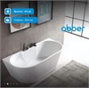 Акриловая ванна ABBER AB9296-1.7 белая 170*80 AB9296-1.7
