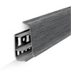 Плинтус напольный 55мм 2,2м "Деконика" 187 Алюминий темный dec_id_55_1