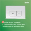 BASAI01i73, Комплект 3в1: подвесной унитаз, инсталляция и клавиша смыва хром, Basic, ID BASAI01i73