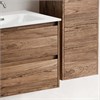 Тумба подвесная Libra дуб чарльстон 590х450х500 мм c раковиной LB60ECH/CN7001