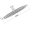 AQM8408CR Набор для комплектации ванны с изливом AQM8408CR