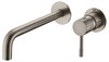 Смеситель для умывальника из стены, Uno. Nickel Brush 465-NB