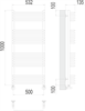 Стандарт П20 500х1000 Полотенцесушитель TERMINUS 4670078529800