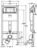 792831 Prevista Dry (SET) Lean + ECO модуль для подвес унитаза 1120 x 490 мм + крепления + панель смыва Prevista Visign for Life 6, модель 8524.11 Viega 792831