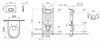 9004B003-7202 Комплект: Integra Round у-з подвес. б/о с тонкой дюропластовой крышкой МЛ+ инсталляция+ панель смыва матовый хром 9004B003-7202
