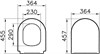 9856B003-7205 Комплект: Integra Round унитаз подвесной безободковый с тонким сиденьем МЛ+ инсталляция+ панель смыва глянец хром 9856B003-7205