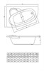 Atlant 160x105 L Асимметричная акриловая ванна C-bath (Польша) CBA00103L - фото 13681