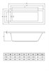 Semela 170x75 Прямоугольная ванна C-bath (Польша) CBQ014001 - фото 13838