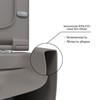 Унитаз BERGES подвесной EGO XL матовый серый Rimless 54 см, сиденье EGO XL Slim SO матовый серый, микролифт , быстросъем * - фото 58228