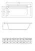 Semela 170x75 Прямоугольная ванна C-bath (Польша) CBQ014001 - фото 79992