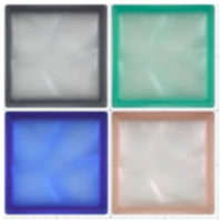 Окрашенные в массе матовые