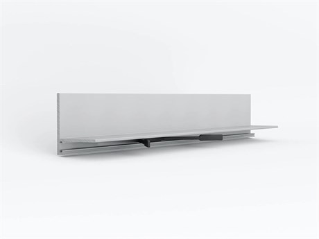 Микроплинтус LACONISTIQ Micro-L угловой Серебристый анодированный (25,8х16,2х5х2450мм) 7 зажимов в комплекте 17-13-245 - фото 108077