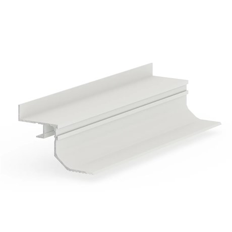 Теневая рейка LACONISTIQ Multilevel LANDI MAX (разноуровневая) Белый матовый (87*55,7*3000мм.) под подсветку 26-22-300 - фото 108587