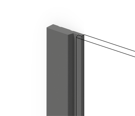 Финишный молдинг LF124A GR3 42мм х 12мм х2700мм LF124A GR3 - фото 109859